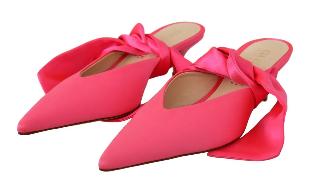 Chic Pink Kitten Heels for Elegant Evenings sold by Louxly