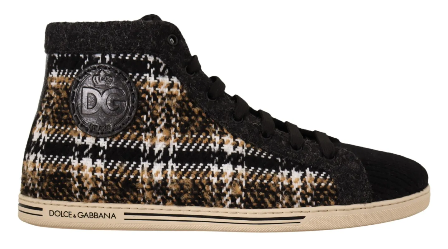Beige High Top Fashion Sneakers sold by Louxly