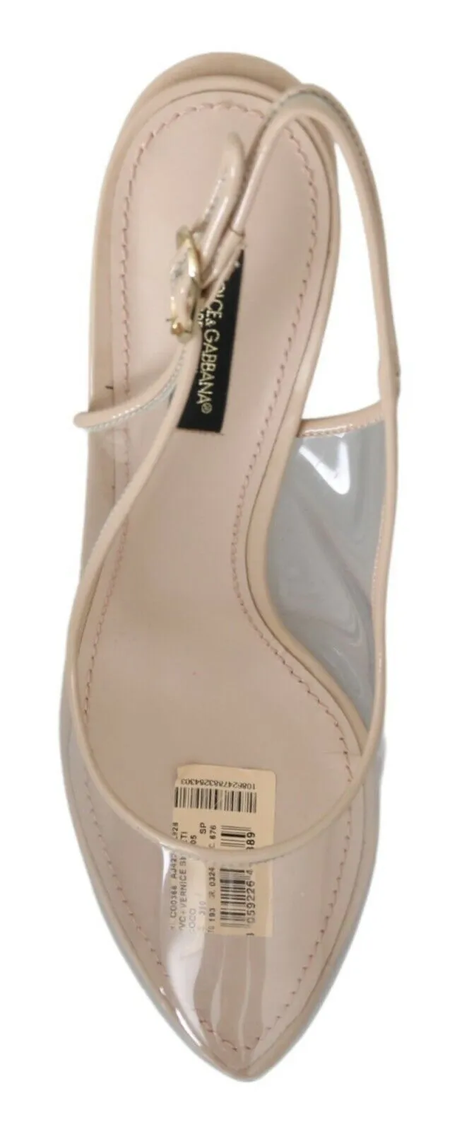 Elegant Nude Beige Slingback Heels sold by Louxly product image thumbnail 4