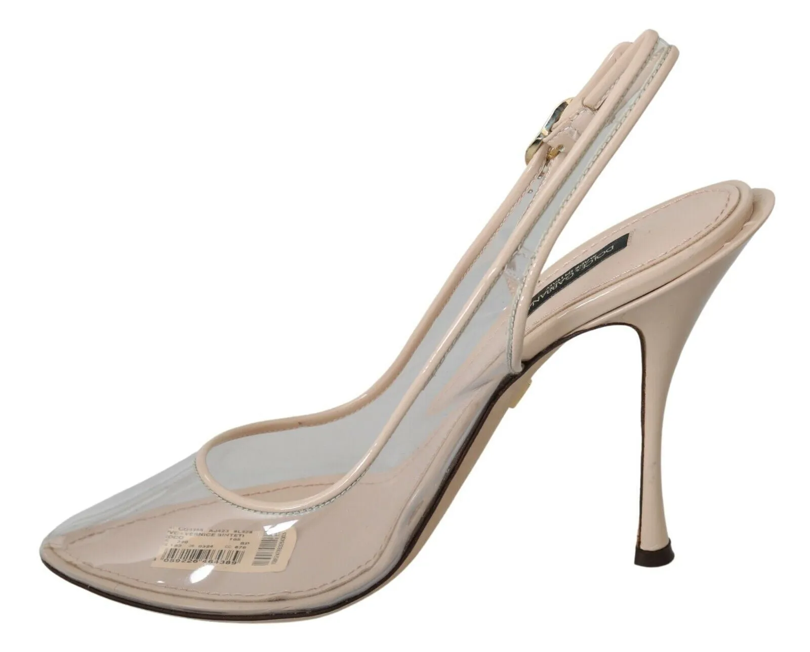 Elegant Nude Beige Slingback Heels sold by Louxly product image thumbnail 2