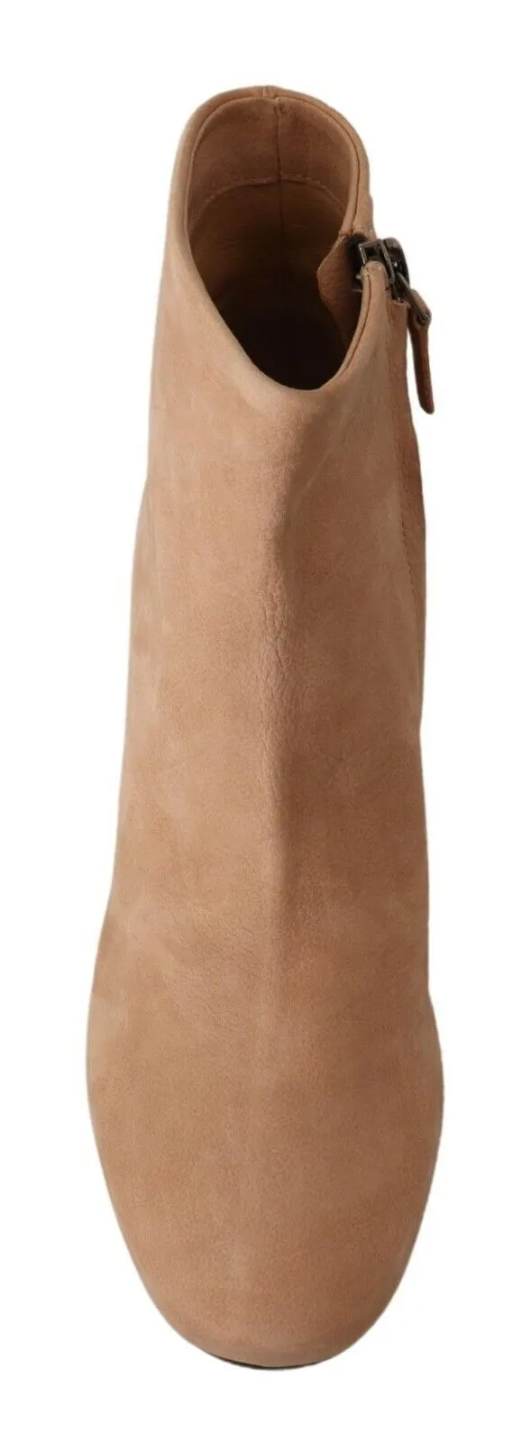 Elegant Beige Leather Boots sold by Louxly product image thumbnail 4