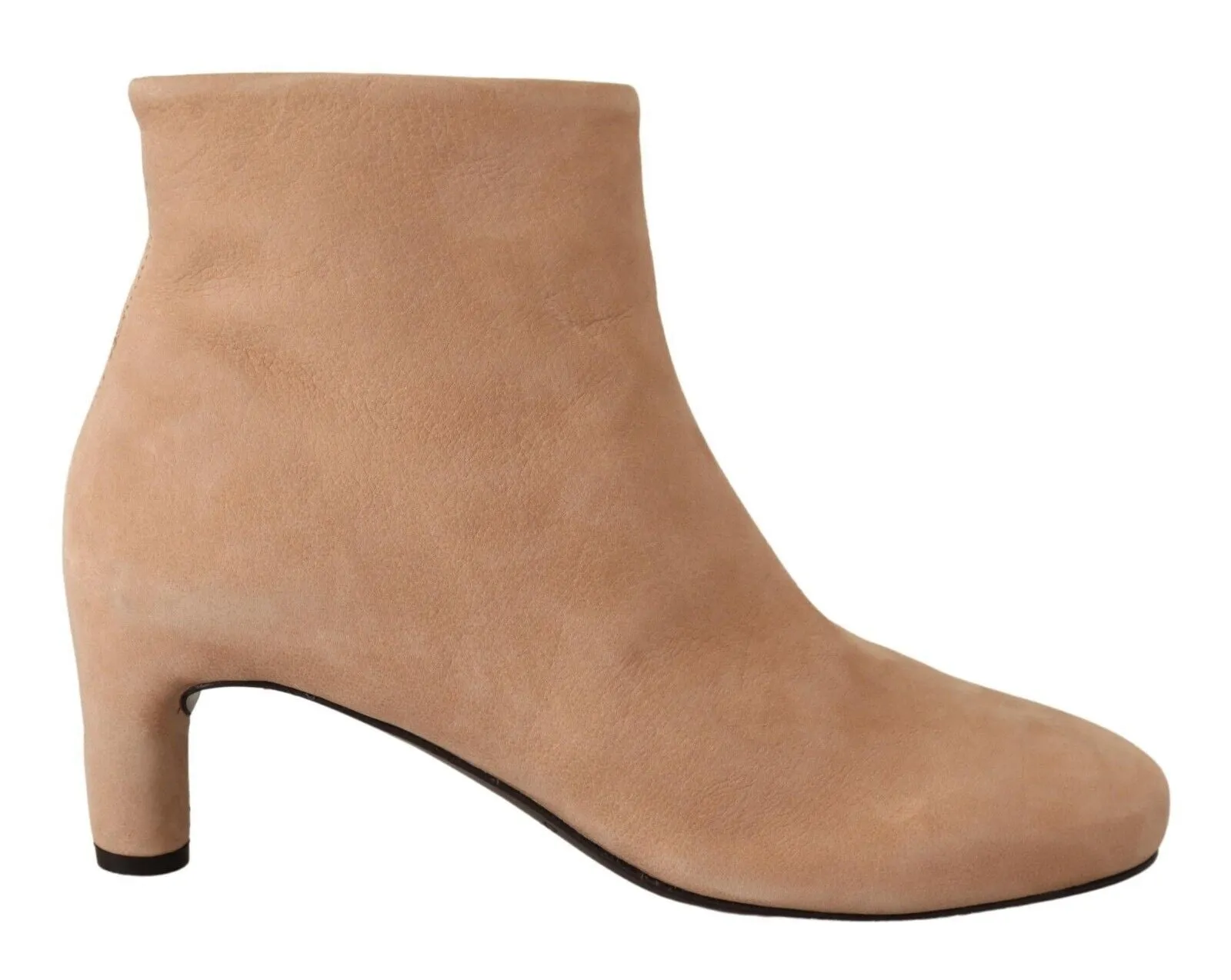 Elegant Beige Leather Boots sold by Louxly