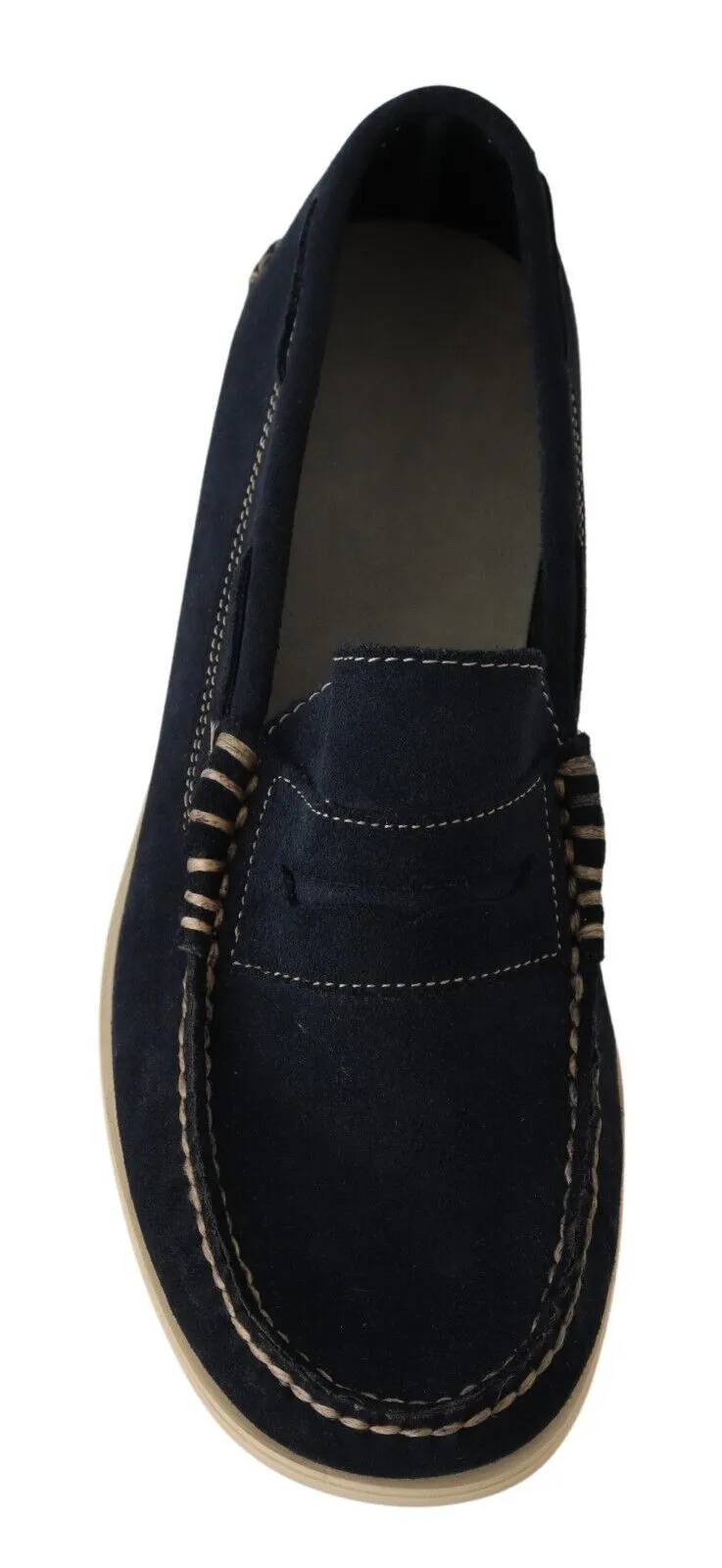 Chic Suede Blue Moccasins for Men sold by Louxly product image thumbnail 4