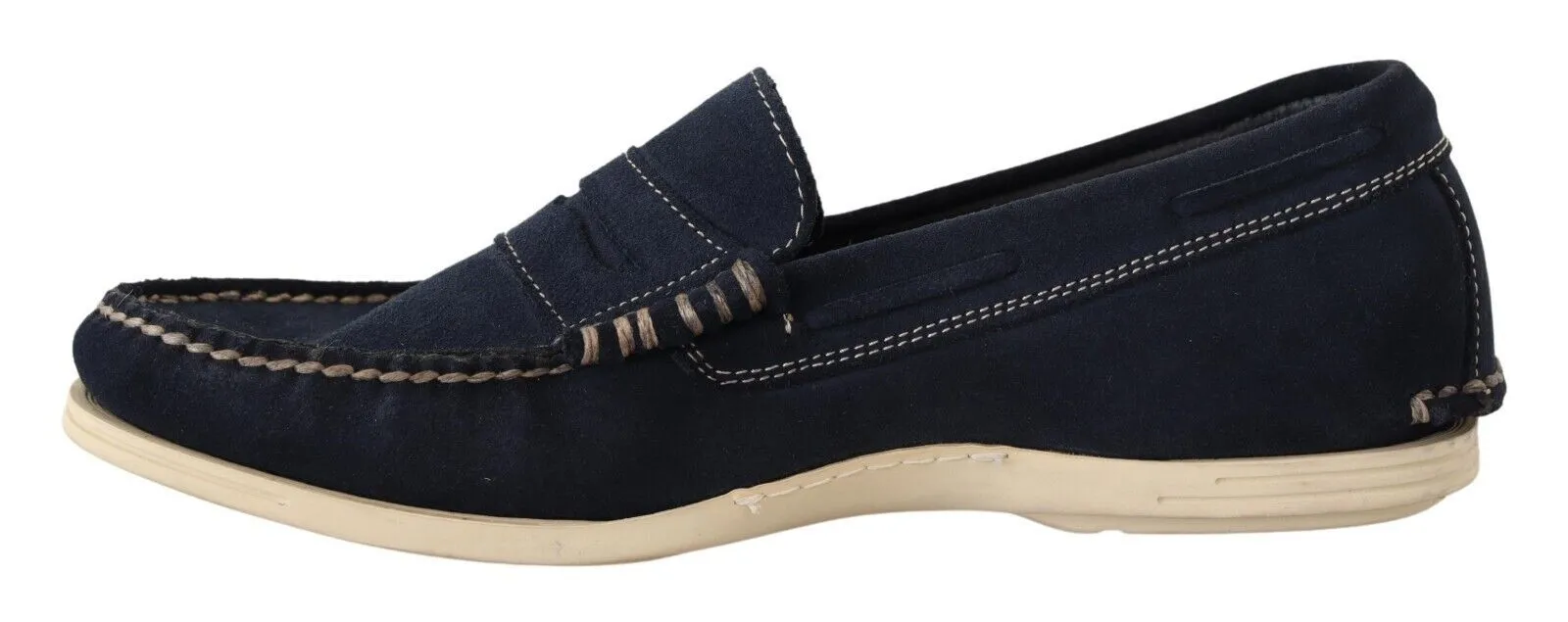Chic Suede Blue Moccasins for Men sold by Louxly product image thumbnail 2