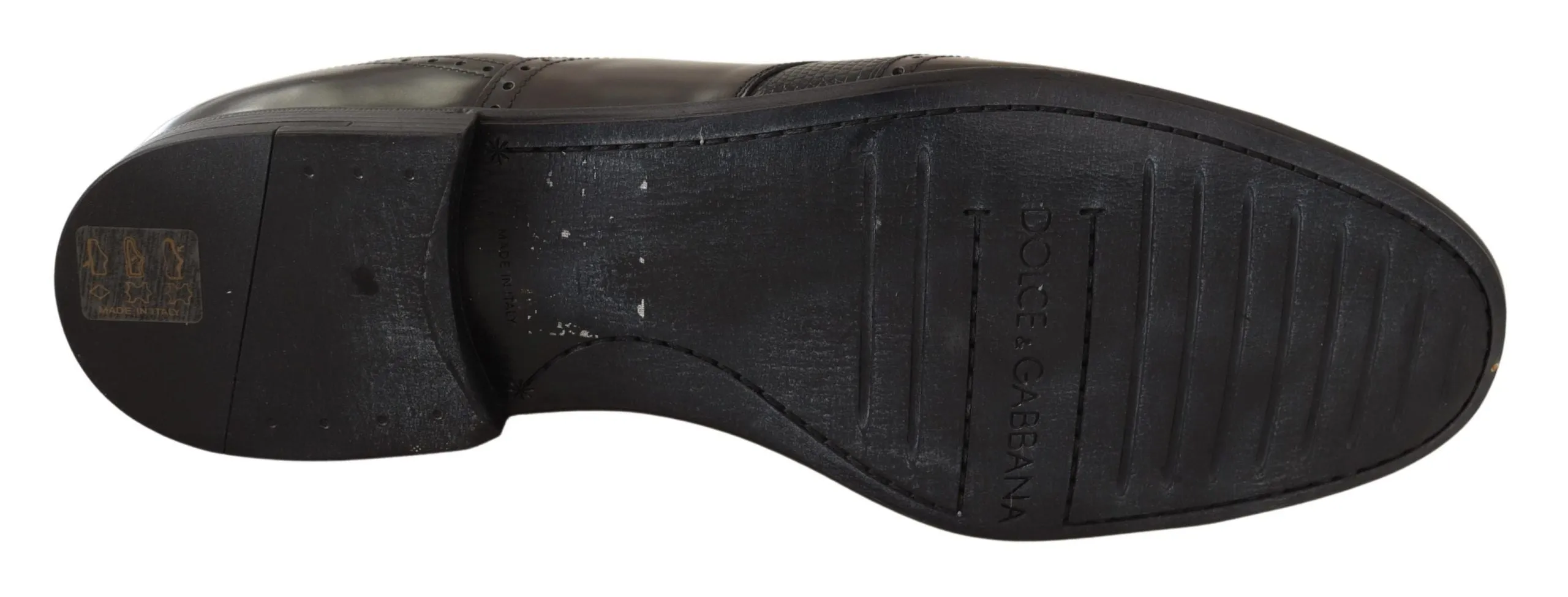 Elegant Brown Lizard Leather Oxford Shoes sold by Louxly product image thumbnail 5