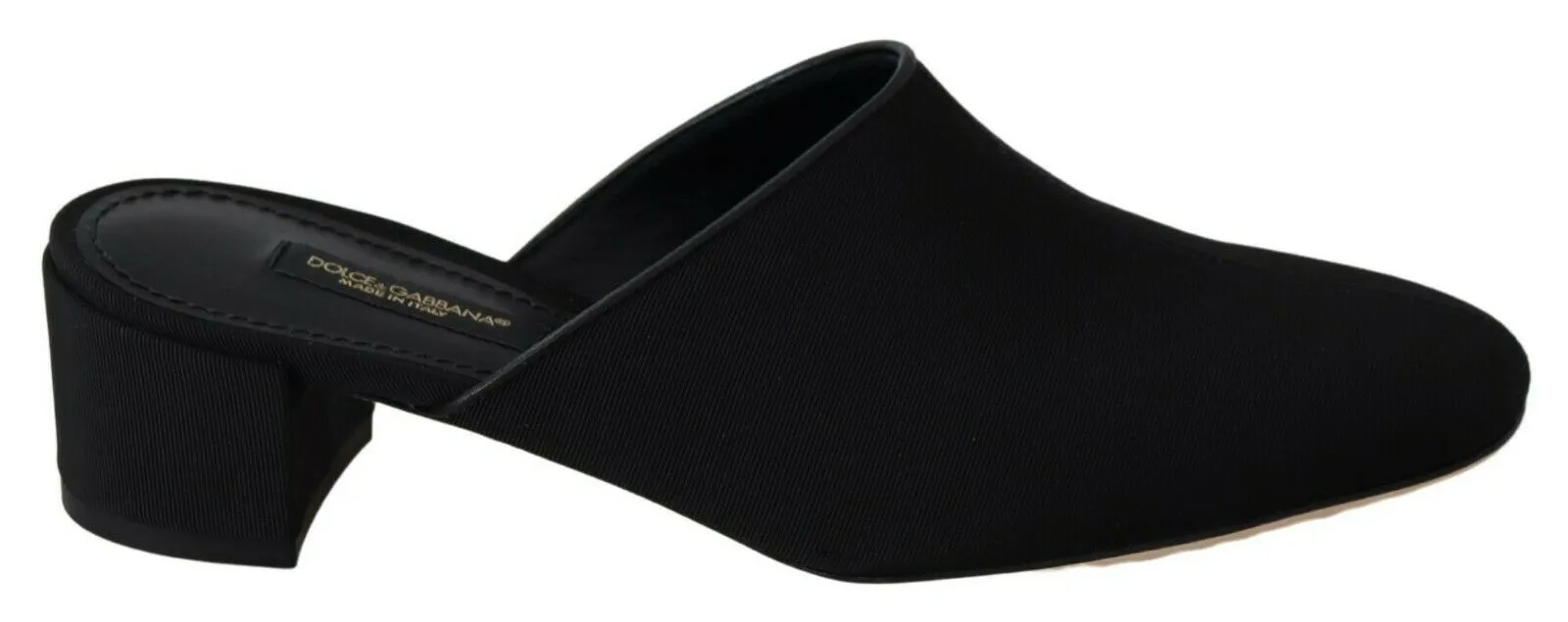 Chic Black Grosgrain Slide Sandals sold by Louxly