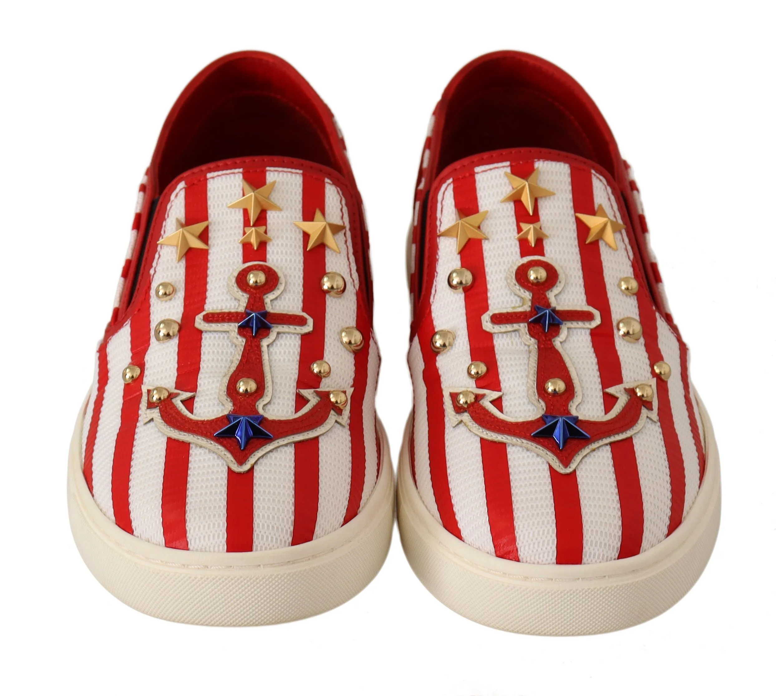 Stripe Print Studded Loafers sold by Louxly product image thumbnail 5
