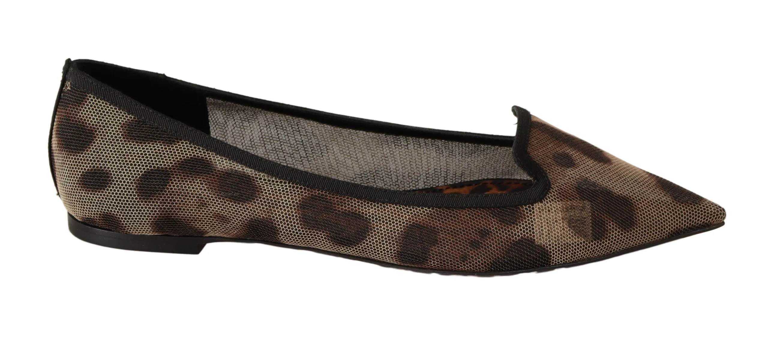 Elegant Leopard Print Flat Loafers sold by Louxly