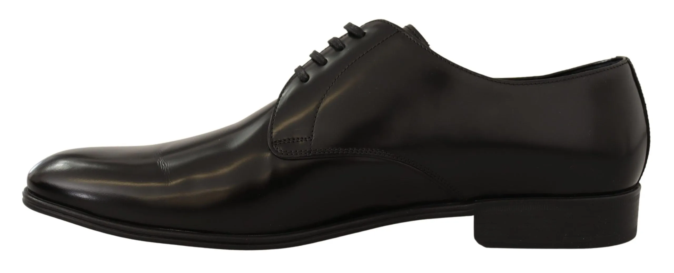 Elegant Black Leather Derby Shoes sold by Louxly product image thumbnail 4