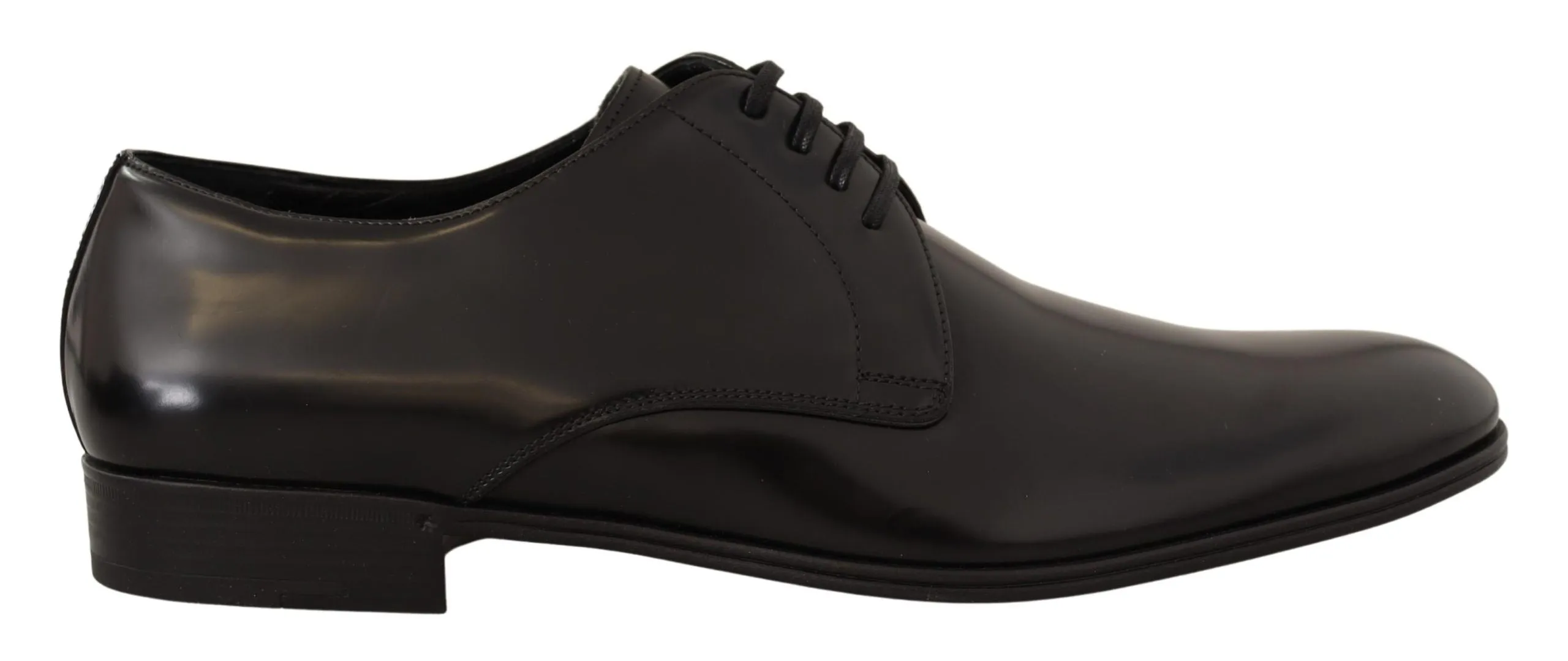 Elegant Black Leather Derby Shoes sold by Louxly
