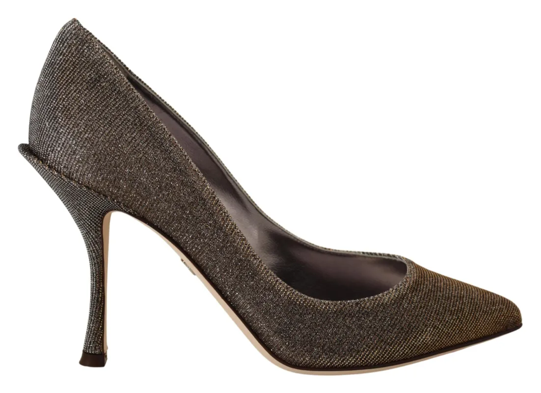 Elegant Silver Heels Pumps Classic sold by Louxly