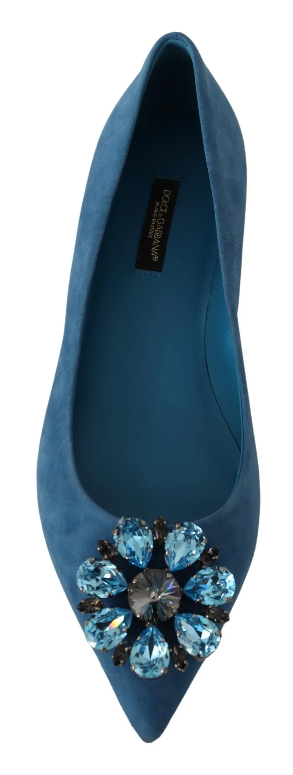 Elegant Crystal-Embellished Suede Flats sold by Louxly product image thumbnail 5