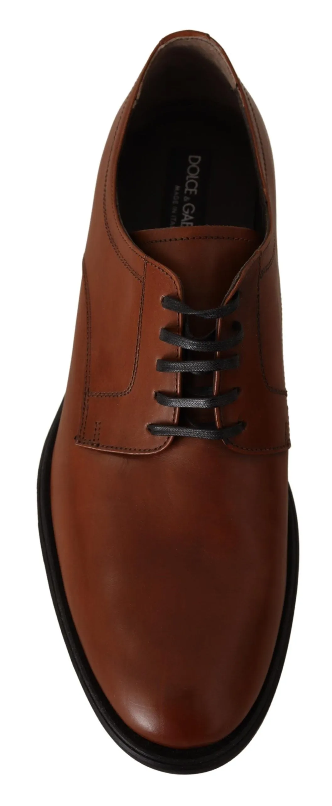 Elegant Brown Derby Formal Shoes sold by Louxly product image thumbnail 5