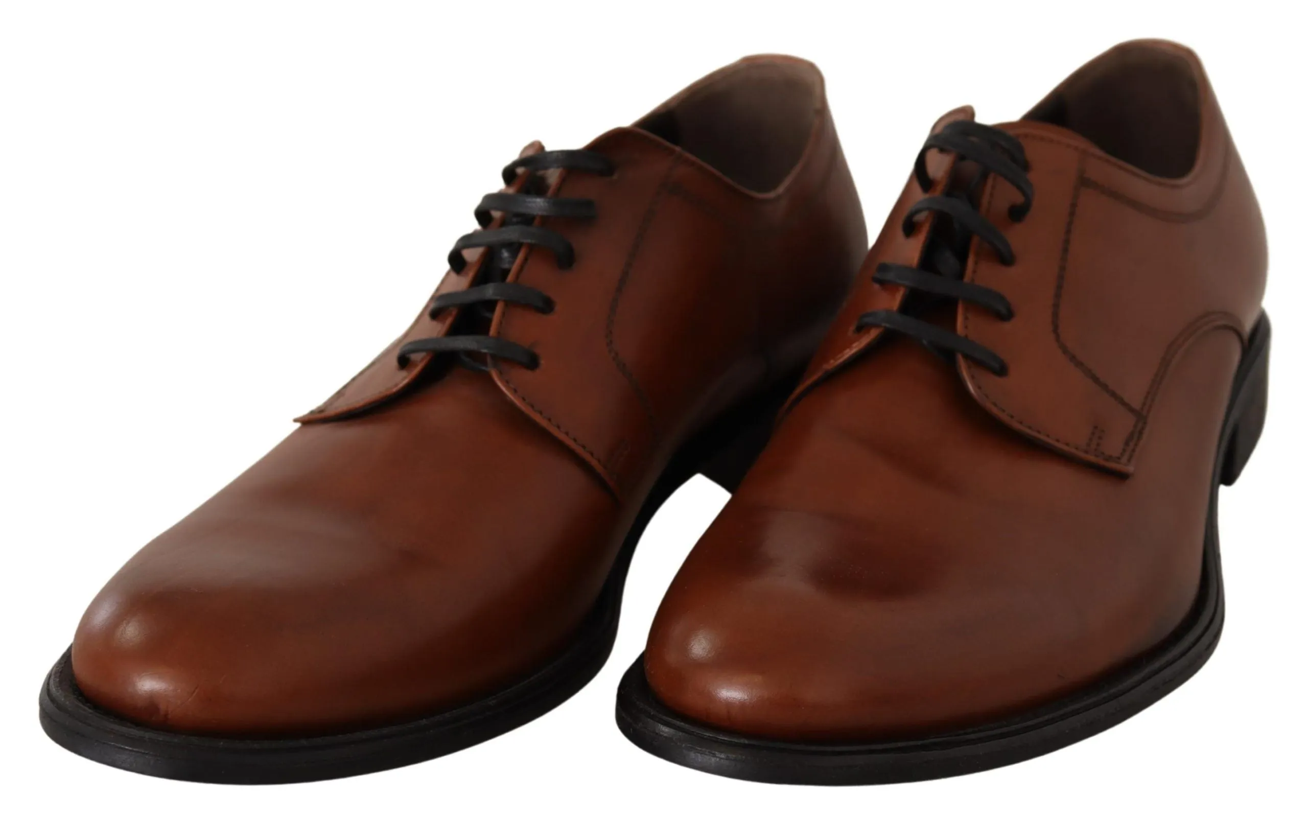 Elegant Brown Derby Formal Shoes sold by Louxly product image thumbnail 2