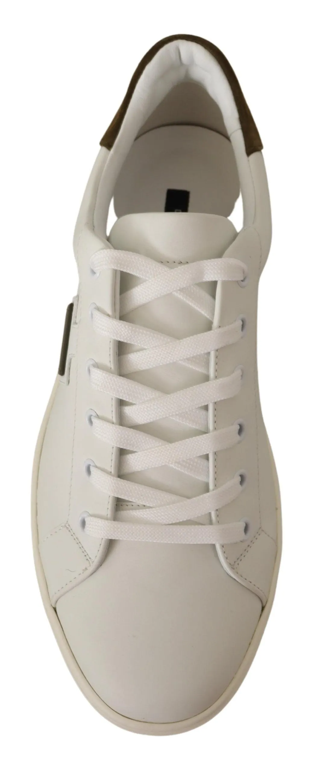 Chic White Leather Sneakers for Men sold by Louxly product image thumbnail 3