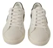 Chic White Leather Sneakers for Men sold by Louxly