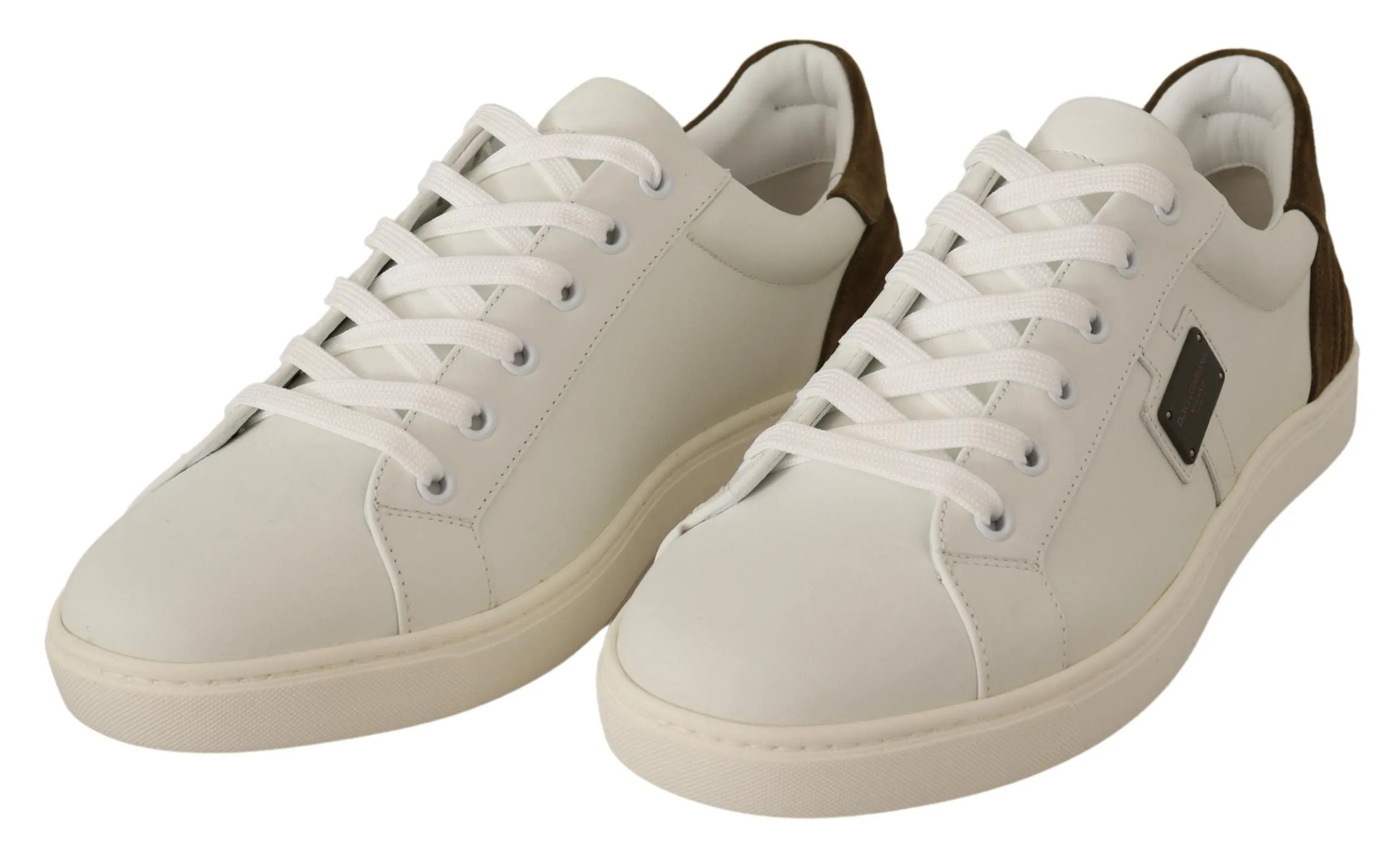 Chic White Leather Sneakers for Men sold by Louxly product image thumbnail 5