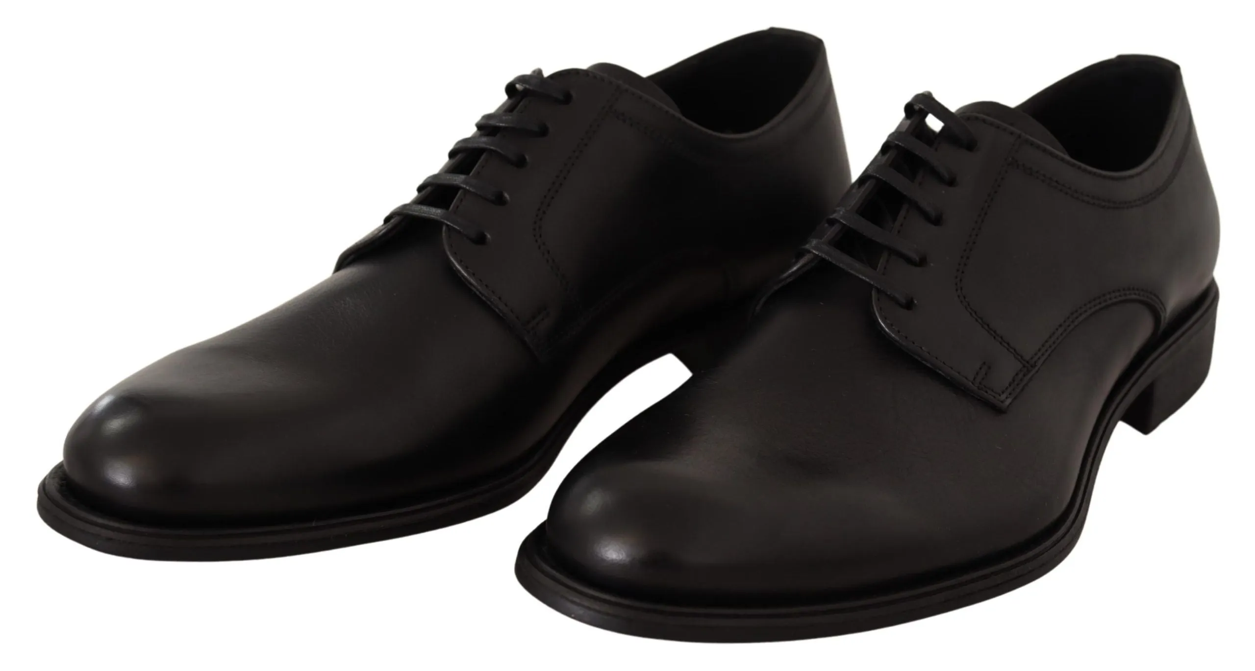 Elegant Black Derby Formal Shoes sold by Louxly product image thumbnail 3