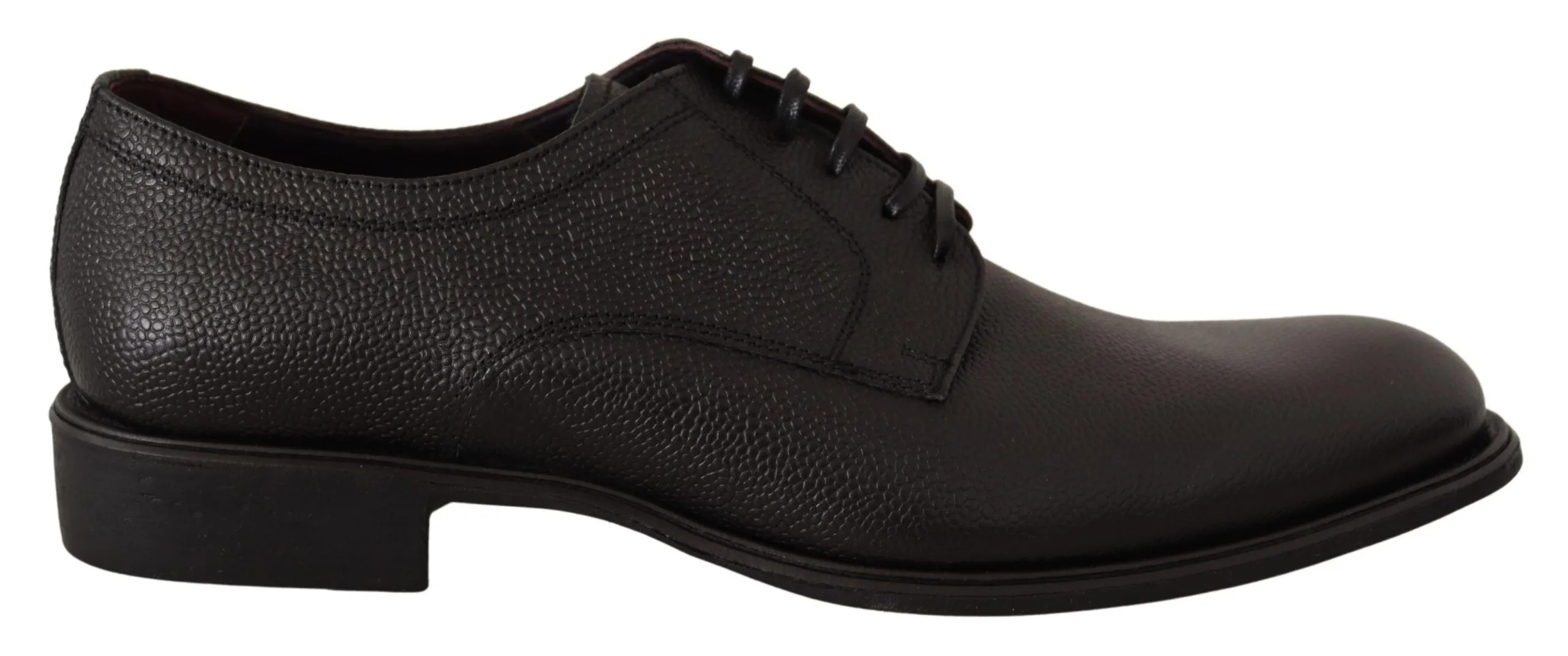 Elegant Black Leather Derby Dress Shoes sold by Louxly