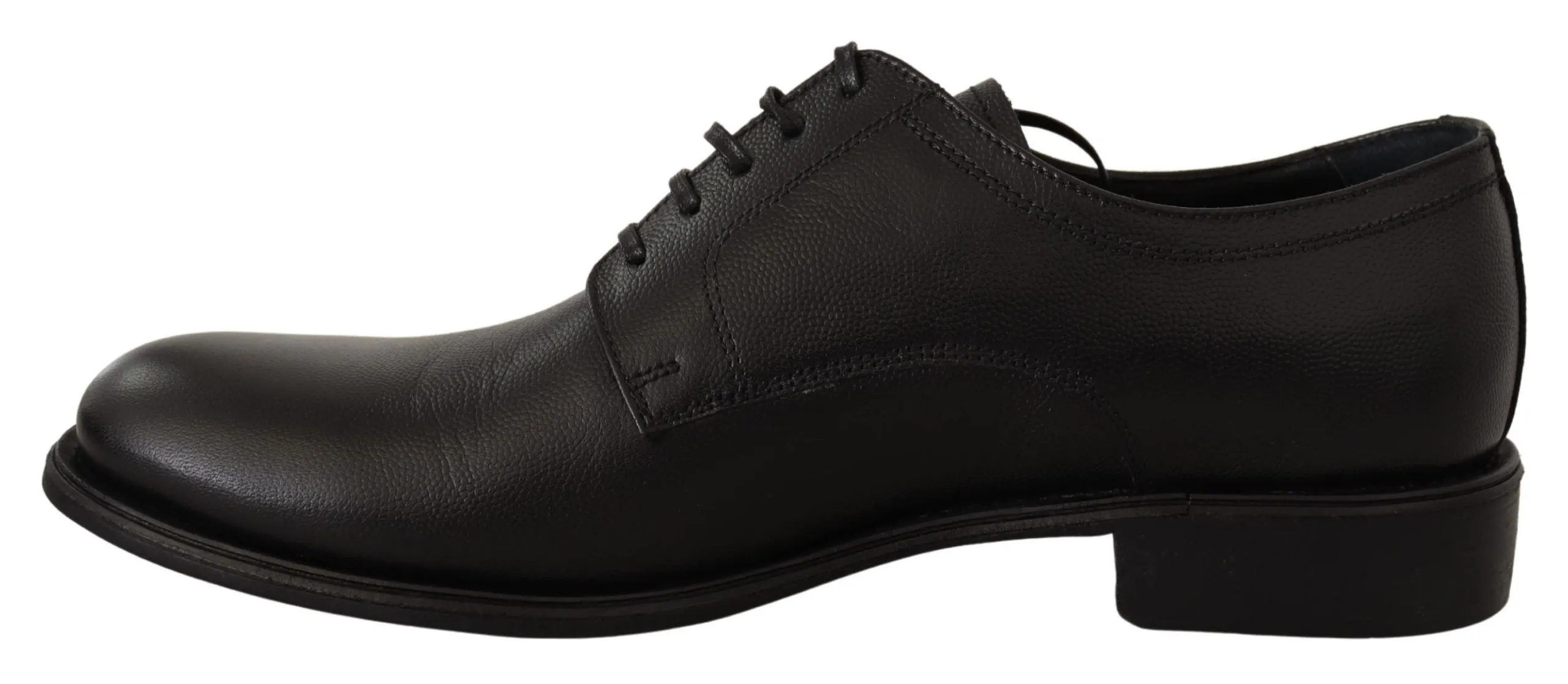 Elegant Black Leather Derby Shoes sold by Louxly product image thumbnail 4