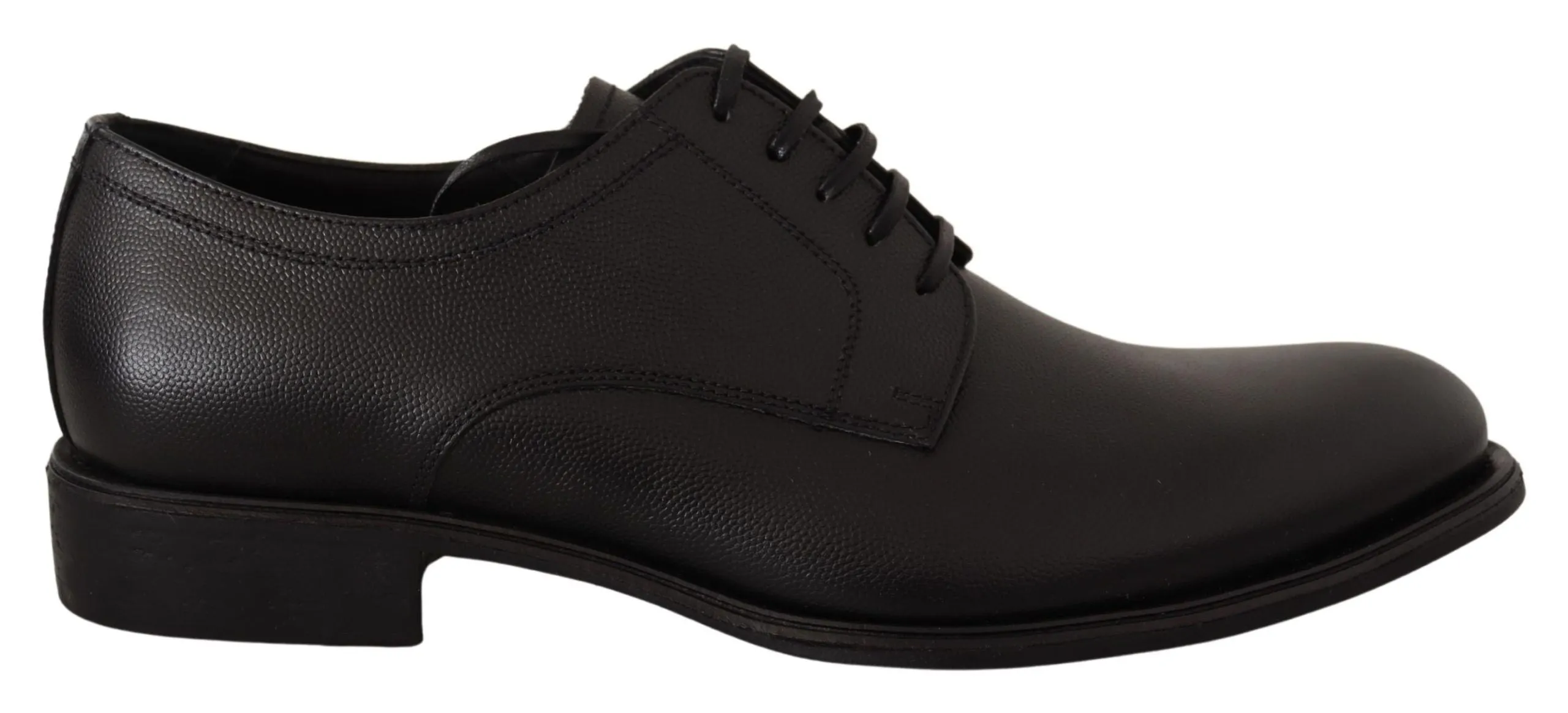 Elegant Black Leather Derby Shoes sold by Louxly