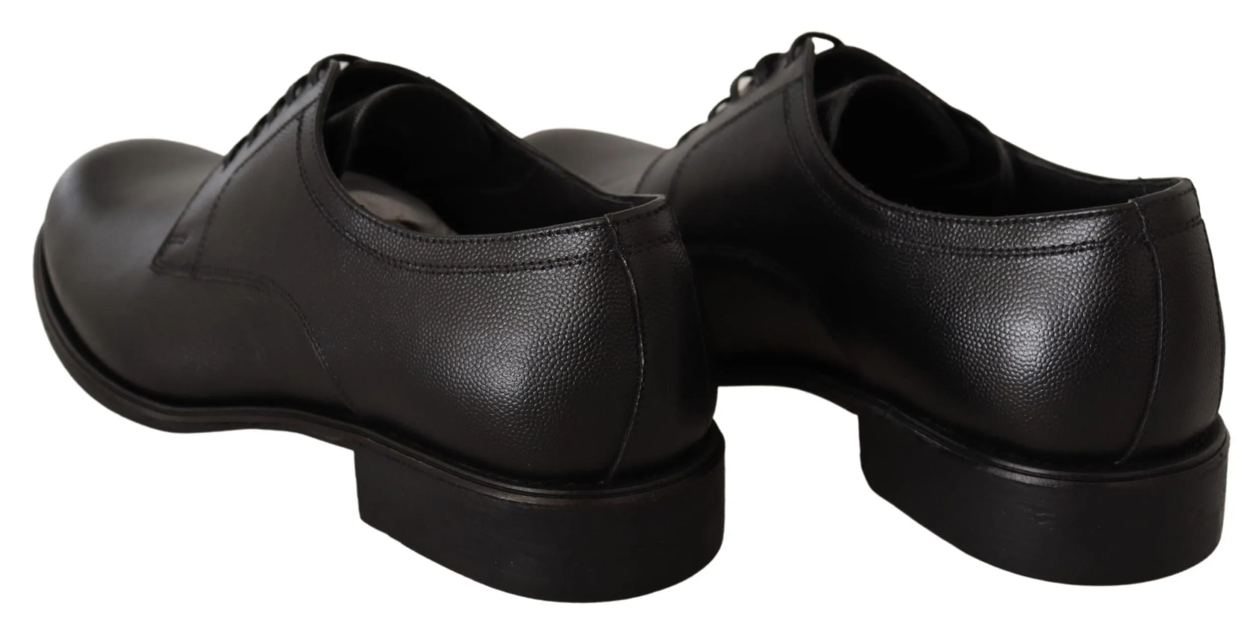 Elegant Black Leather Derby Shoes sold by Louxly product image thumbnail 3