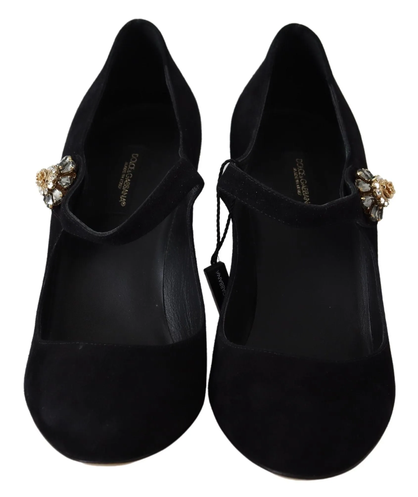 Elegant Black Suede Mary Janes Pumps sold by Louxly product image thumbnail 4