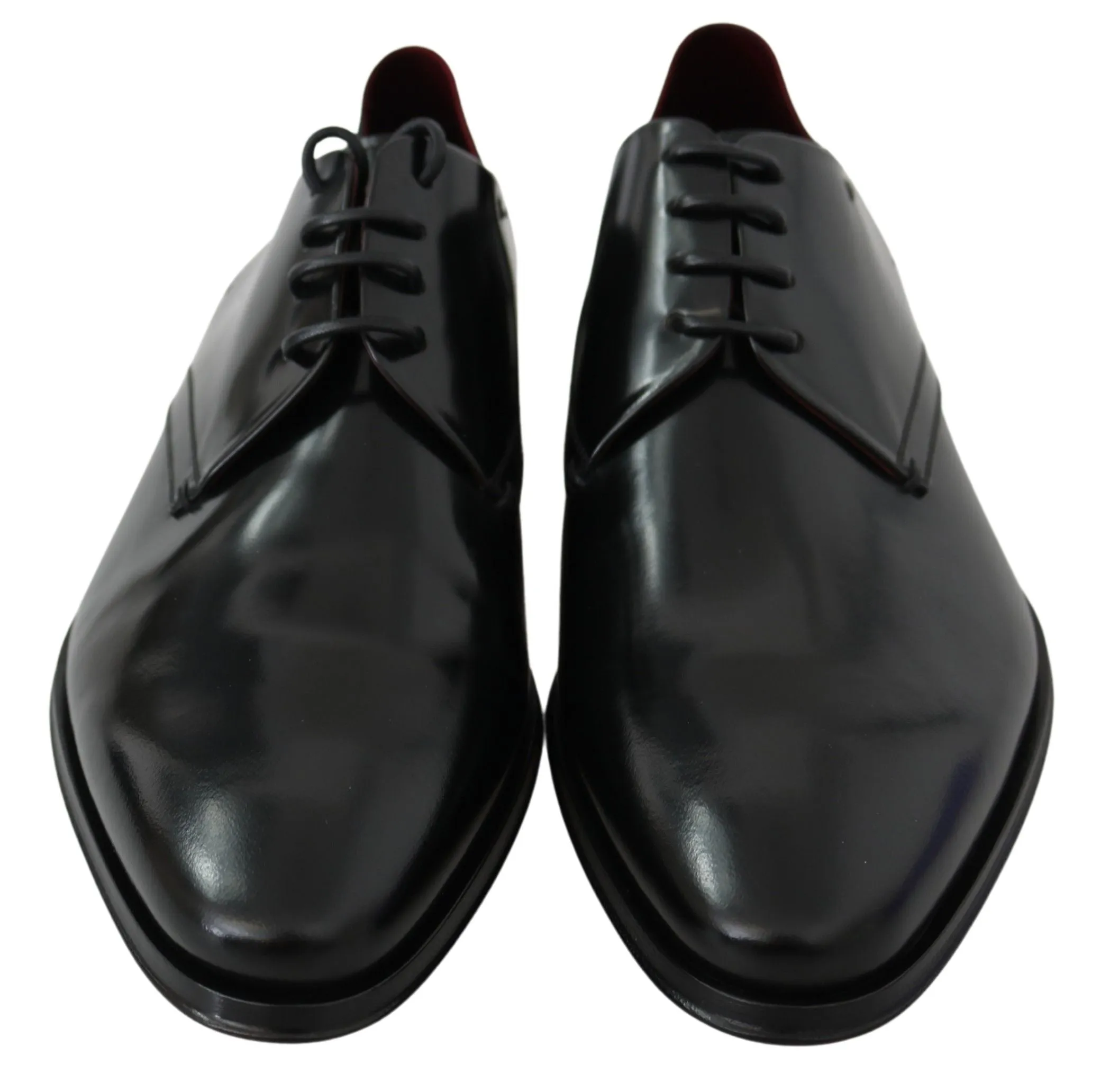 Elegant Black Leather Derby Shoes sold by Louxly product image thumbnail 4