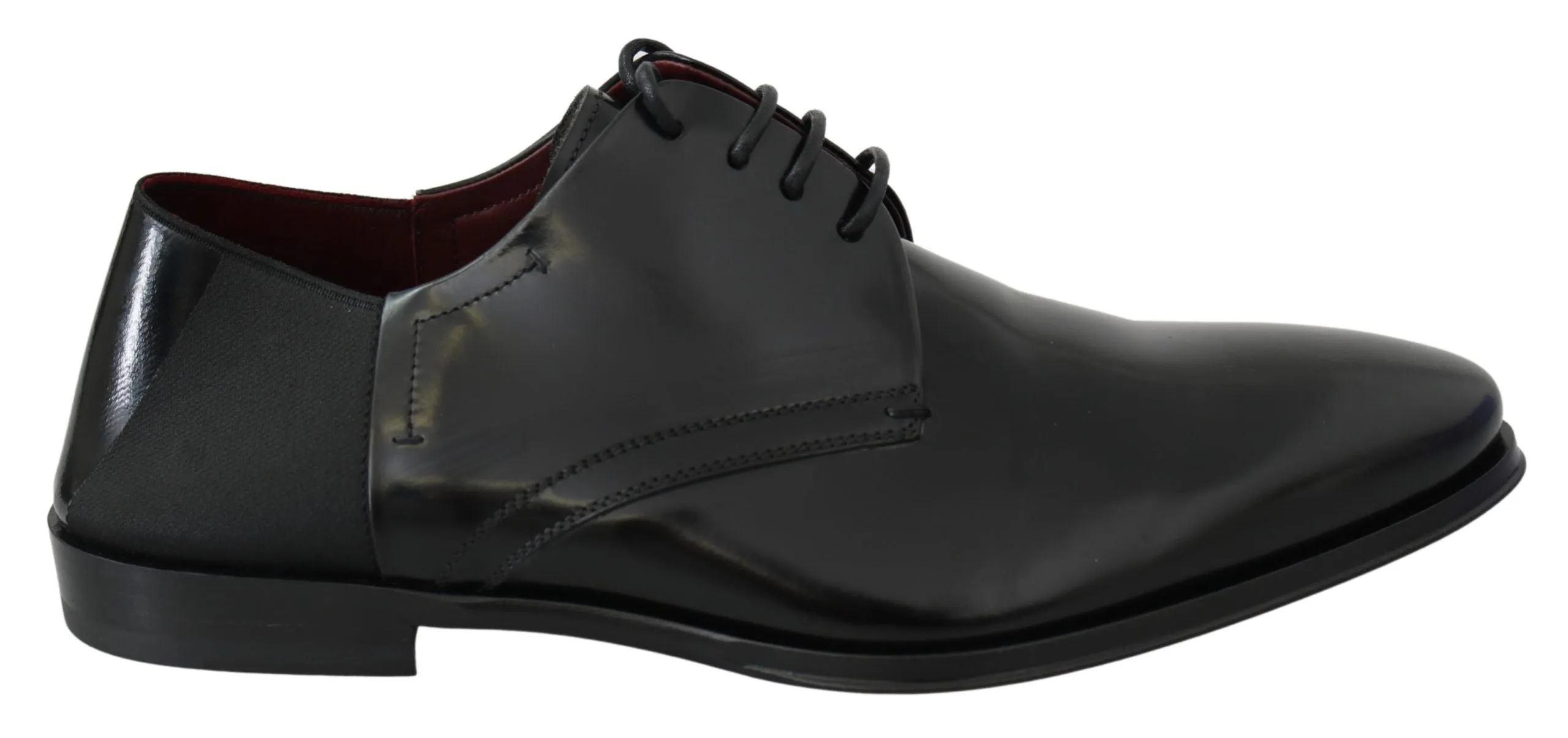 Elegant Black Leather Derby Shoes sold by Louxly