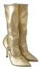 Elegant Gold Ankle Boots Socks with Rhinestones sold by Louxly