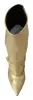 Elegant Gold Ankle Boots Socks with Rhinestones sold by Louxly