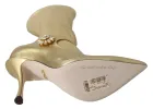 Elegant Gold Ankle Boots Socks with Rhinestones sold by Louxly