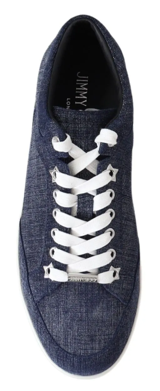 Chic Slip-On Blue Denim Suede Sneakers sold by Louxly product image thumbnail 4