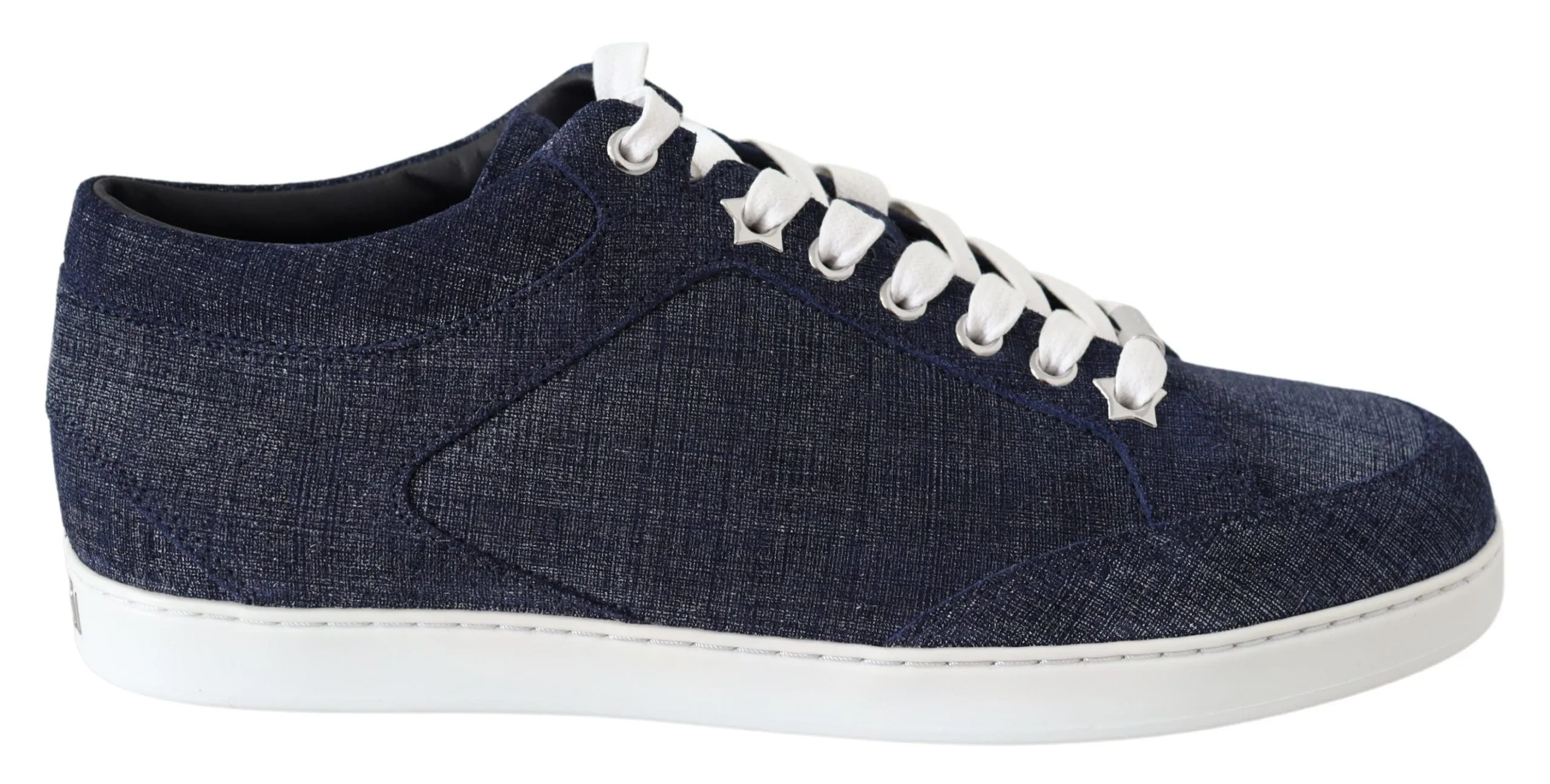 Chic Slip-On Blue Denim Suede Sneakers sold by Louxly