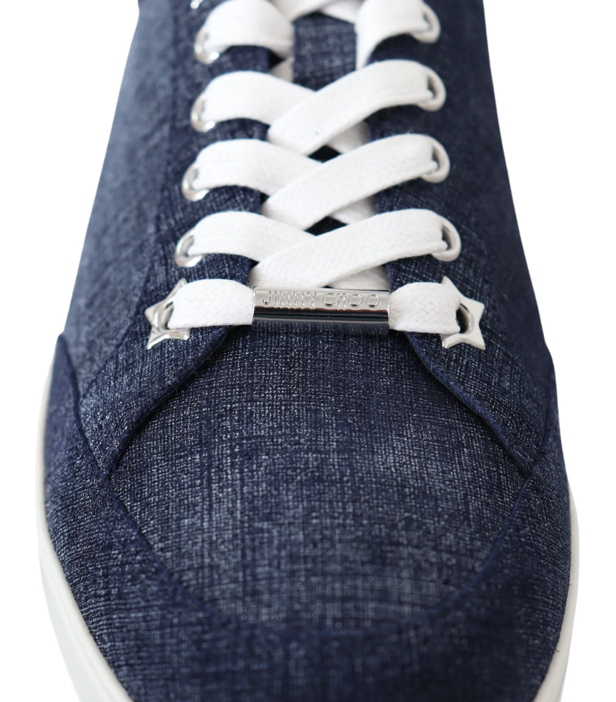 Chic Slip-On Blue Denim Suede Sneakers sold by Louxly product image thumbnail 5