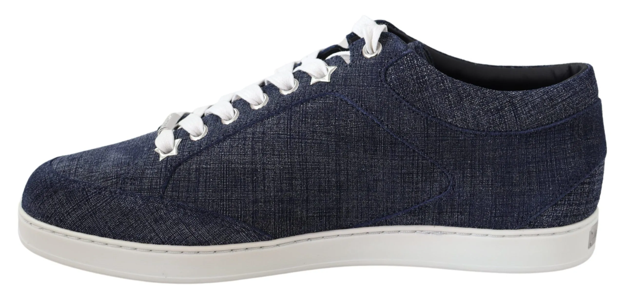 Chic Slip-On Blue Denim Suede Sneakers sold by Louxly product image thumbnail 2