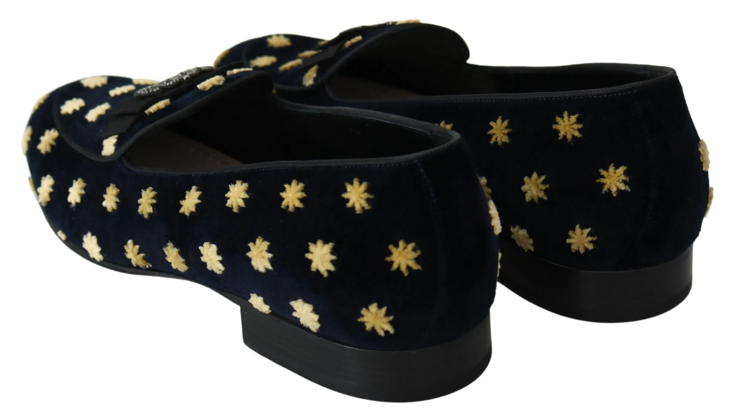 Elegant Velvet Crown Embroidery Loafers sold by Louxly product image thumbnail 2