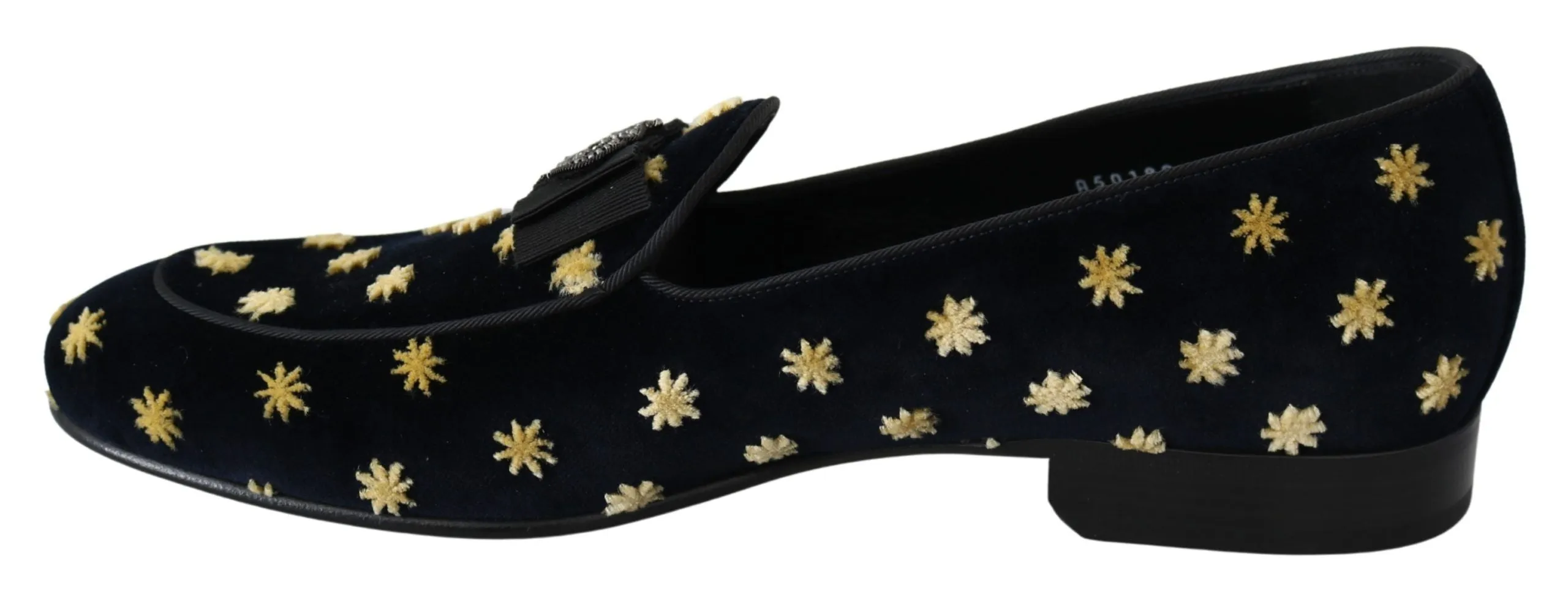 Elegant Velvet Crown Embroidery Loafers sold by Louxly product image thumbnail 3