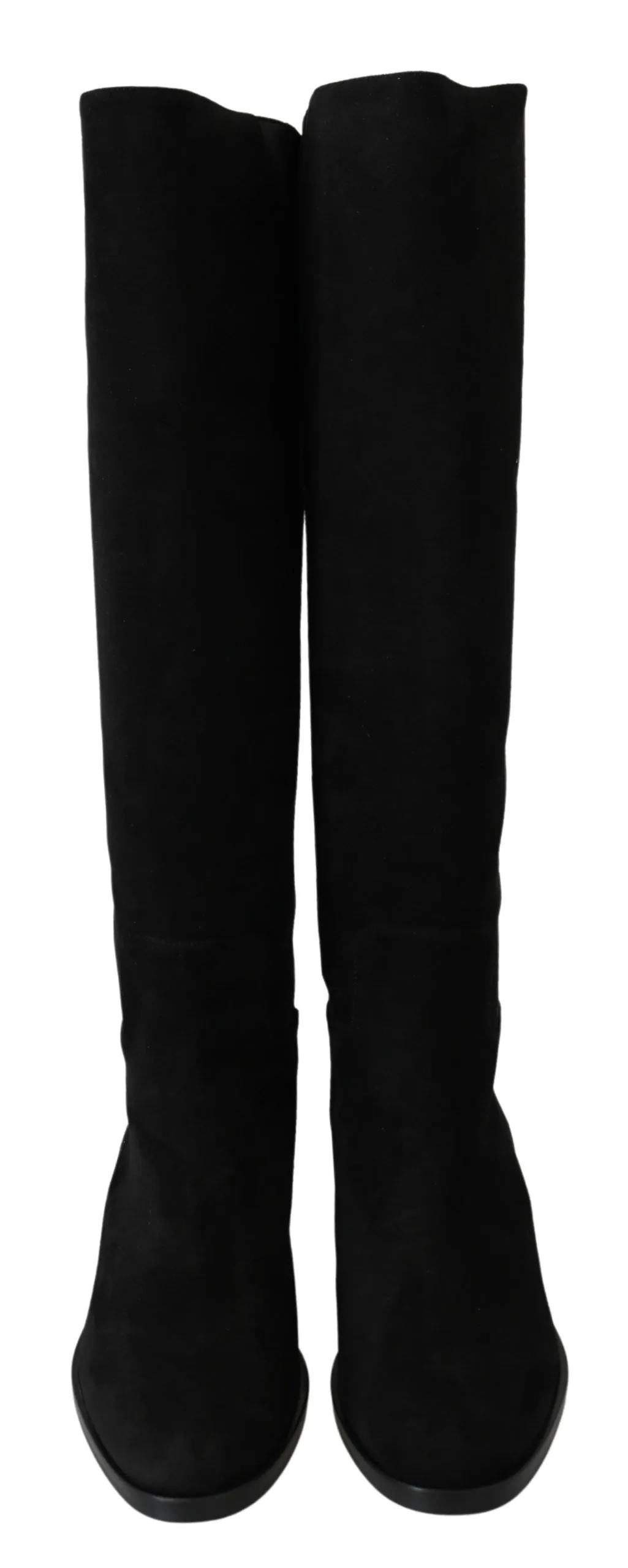 Elegant Black Suede Knee High Boots sold by Louxly product image thumbnail 4