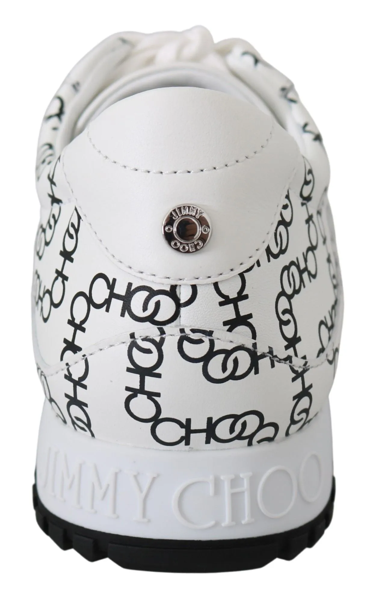 Elegant Monochrome Leather Sneakers sold by Louxly product image thumbnail 5