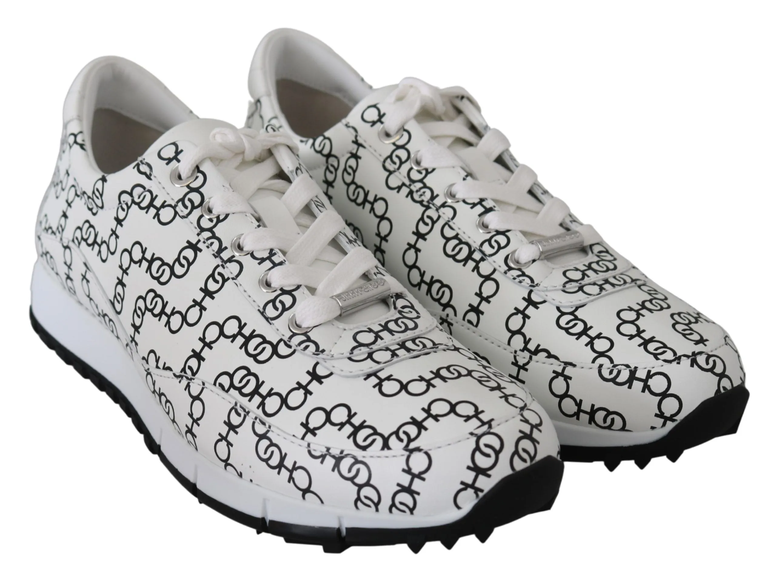 Elegant Monochrome Leather Sneakers sold by Louxly product image thumbnail 2
