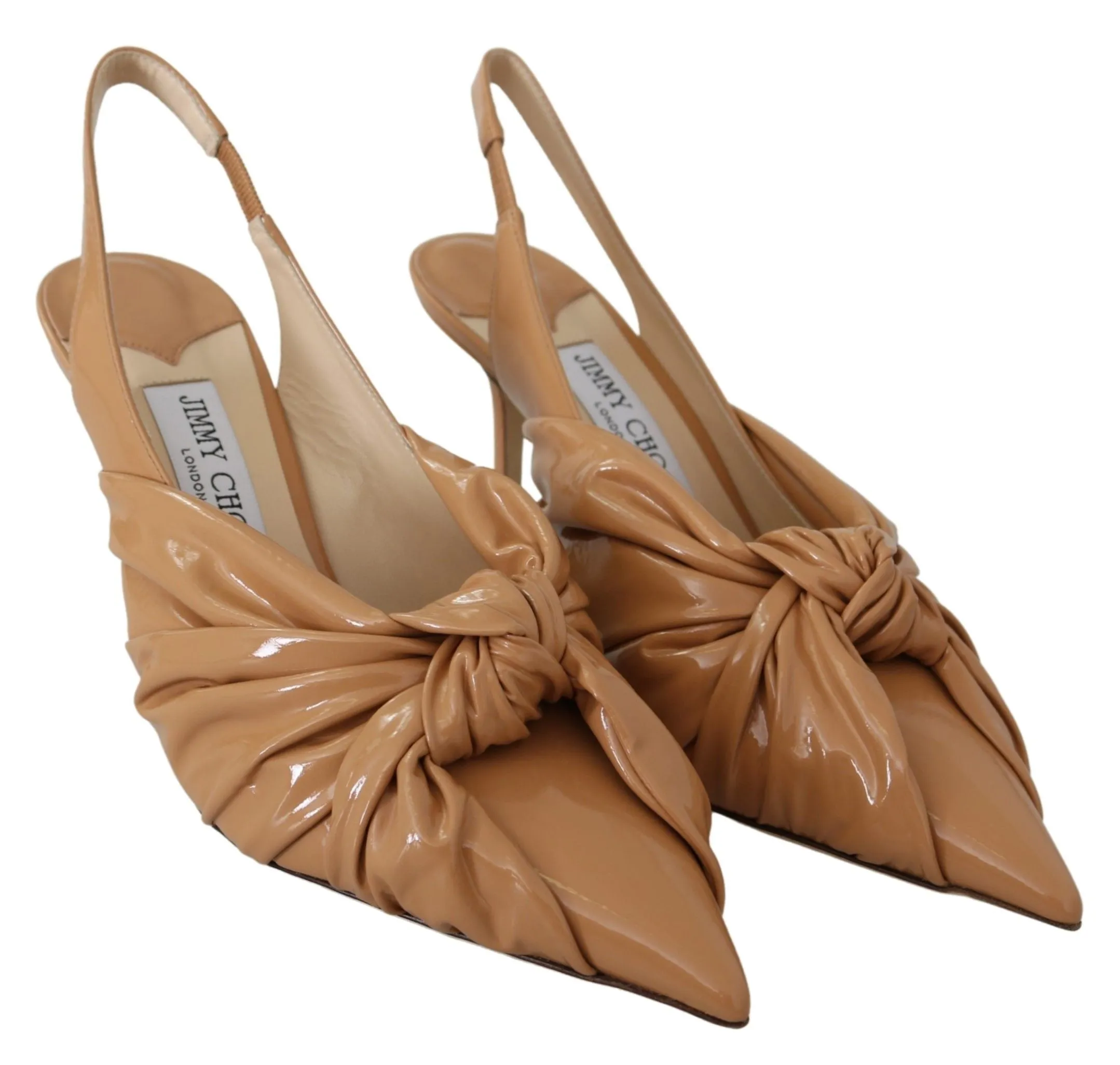 Elegant Pointed Toe Leather Pumps sold by Louxly product image thumbnail 2