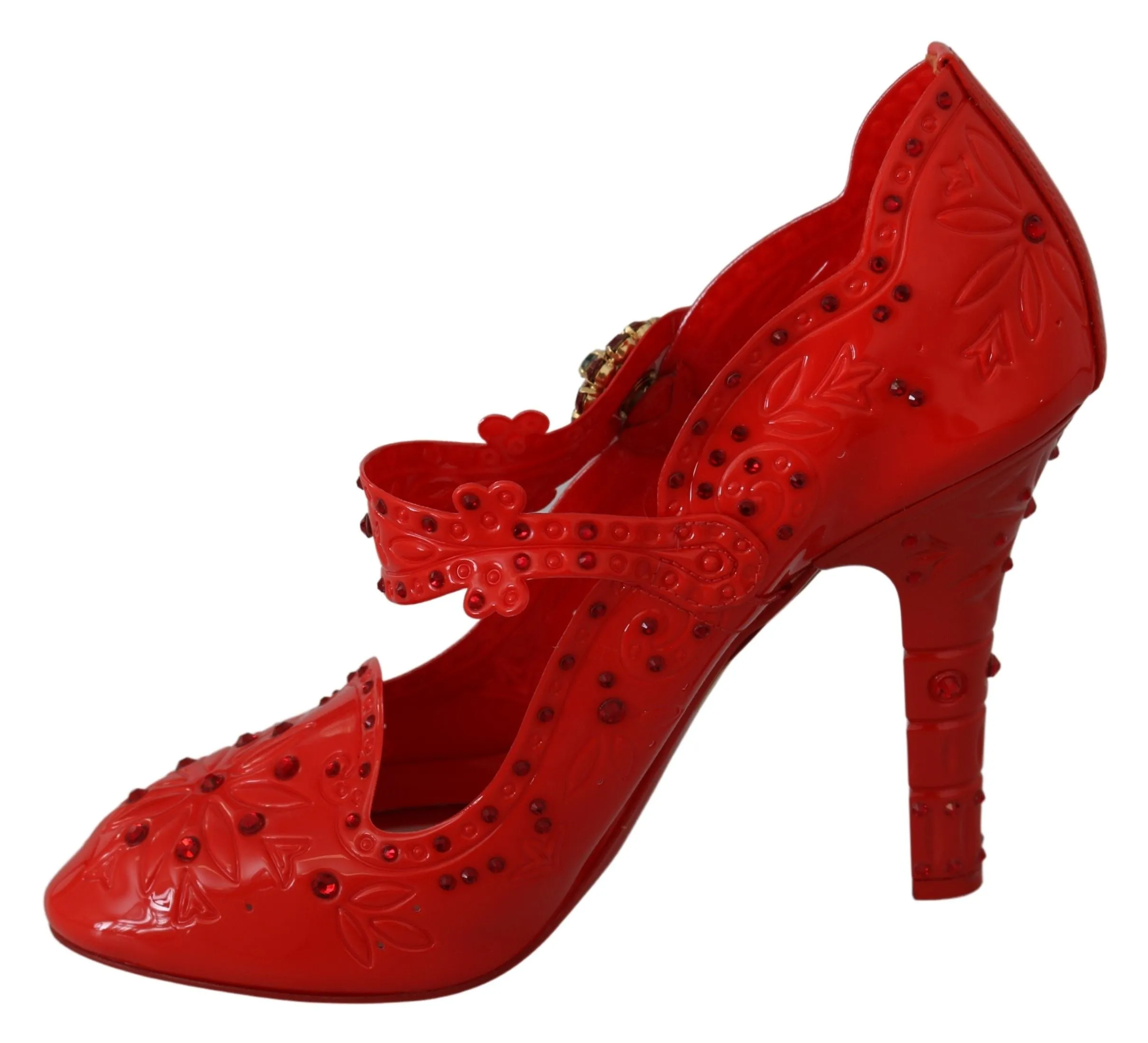 Chic Red Crystal Cinderella Pumps sold by Louxly product image thumbnail 4