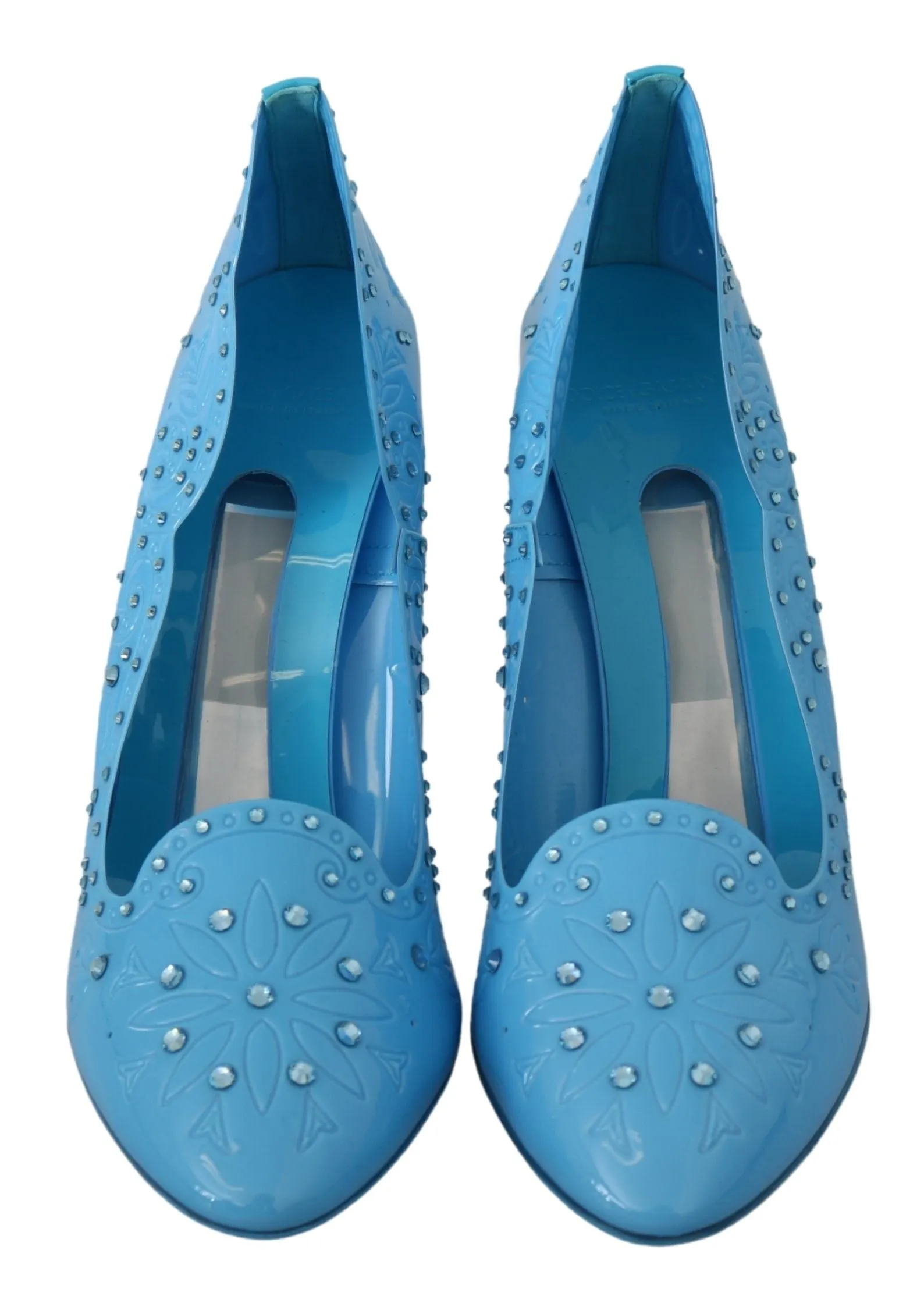 Crystal Embellished Blue Cinderella Pumps sold by Louxly product image thumbnail 4