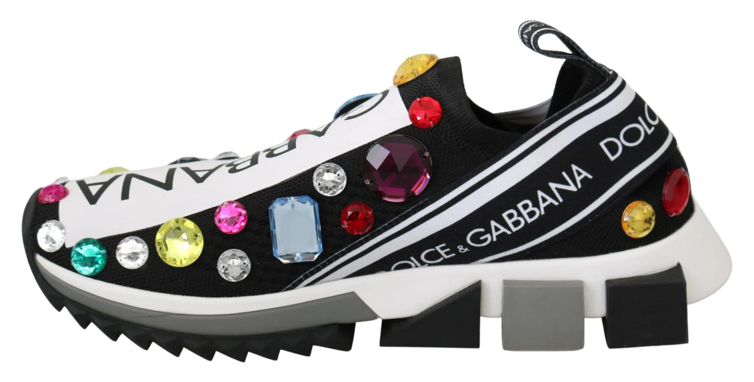 Black Crystal-Embellished Low Top Sneakers sold by Louxly product image thumbnail 5