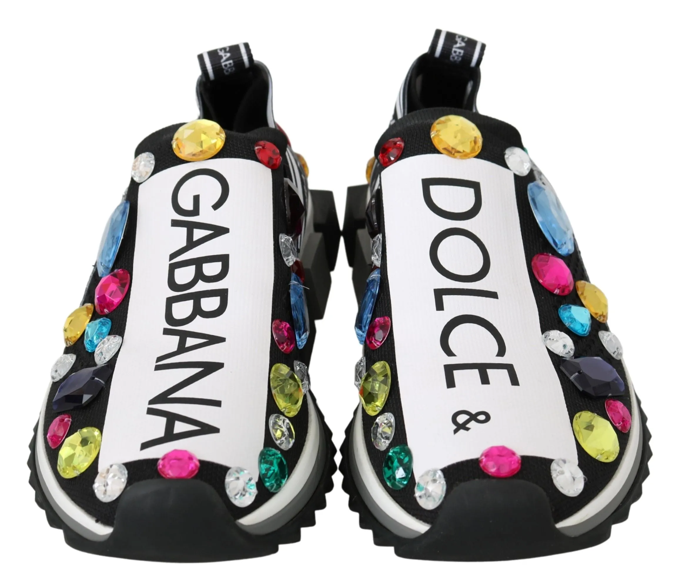 Black Crystal-Embellished Low Top Sneakers sold by Louxly product image thumbnail 3