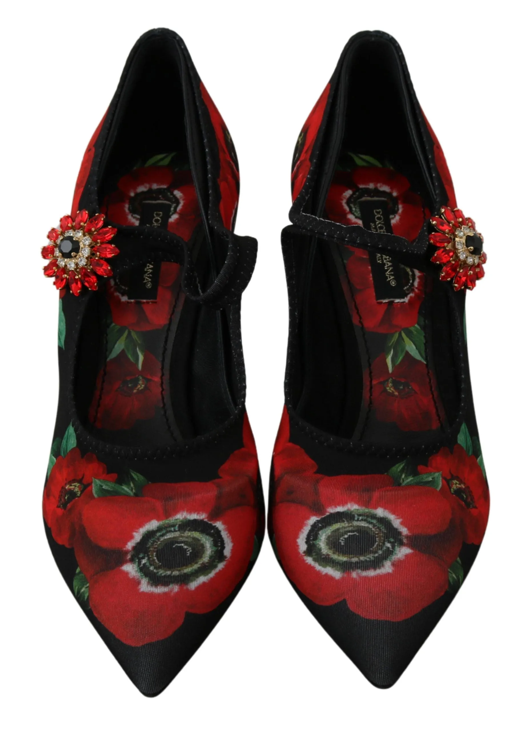 Floral Mary Janes Pumps with Crystal Detail sold by Louxly product image thumbnail 5