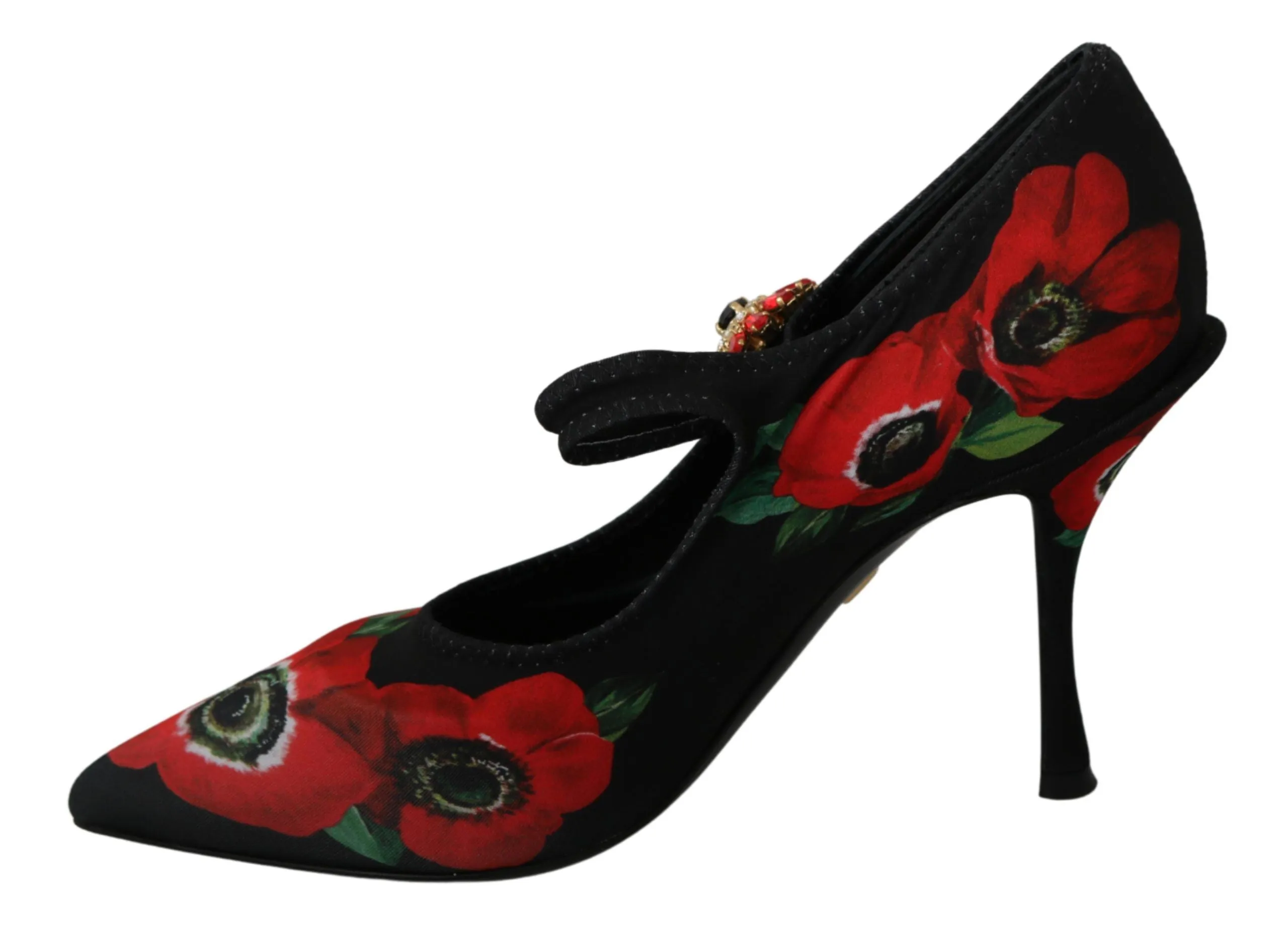 Floral Mary Janes Pumps with Crystal Detail sold by Louxly product image thumbnail 2