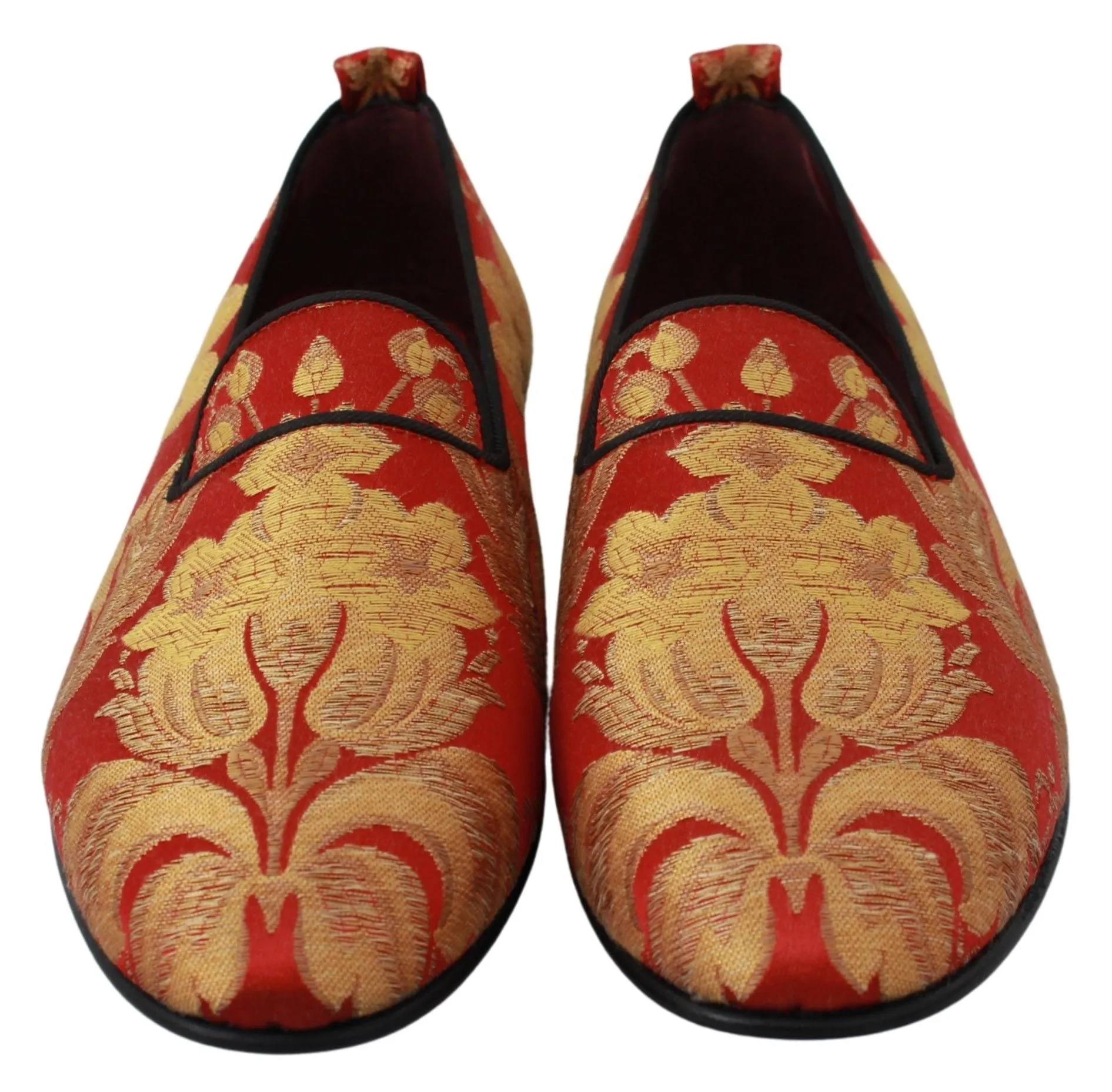 Rose Gold Brocade Loafers Slide Flats sold by Louxly product image thumbnail 3