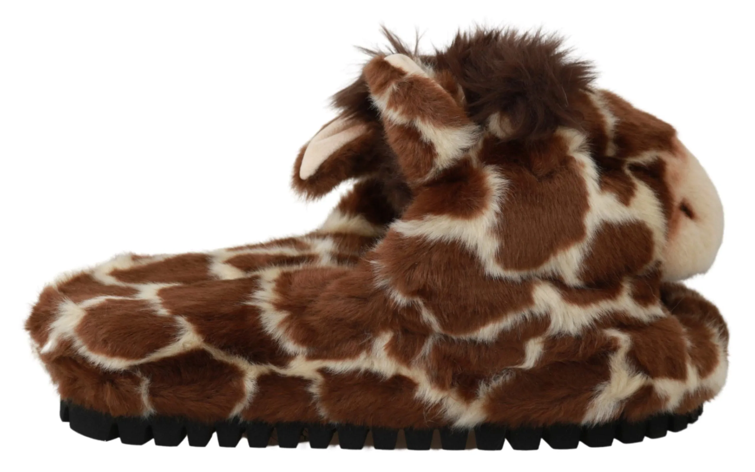 Elegant Giraffe Pattern Slides for Sophisticated Comfort sold by Louxly